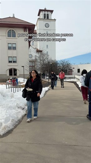 Seeing that ONE person on campus 🧍‍♀️