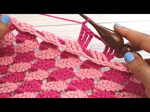 Cool & Unique Crochet Stitches: Interlocking Twist
