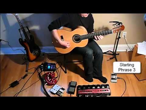 How I use my guitar with the boss RC50 loop station - John Gilliat Freedom