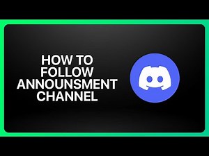 How To Follow Announcement Channel In Discord 2025! Tutorial