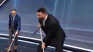 NHL on TNT stars gasp as analyst Paul Bissonette suffers major on-air accident