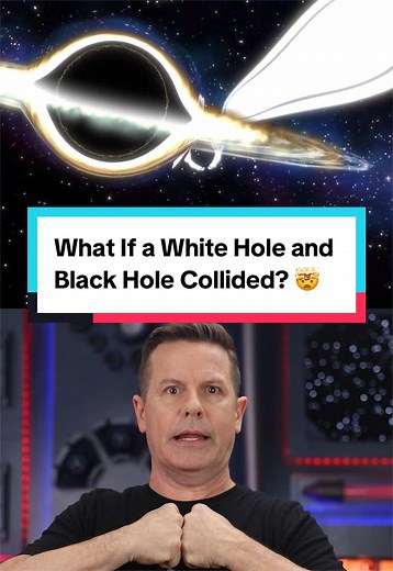 What If a Black Hole and White Hole Collided in Space?