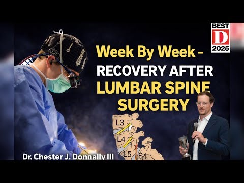 Week-by-Week Recovery After Lumbar Spine Surgery