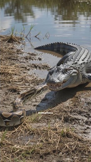 ​Apex Predators Face-Off: Gator vs. Python