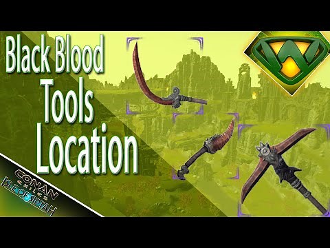 Where to get the Black Blood Tools Isle Of Siptah | Conan Exiles 2020