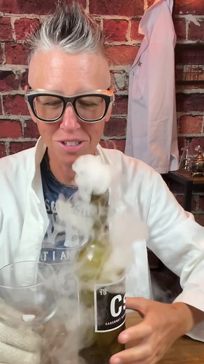 Happy Halloween! #HalloweenScience #chemicalkim #HalloweenWine #DryIce