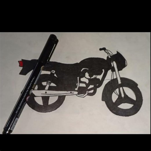 #splendor bike drawing.