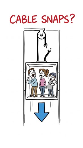 Why Elevators Don't Fall #engineering #science #didyouknow