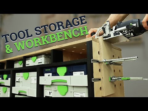 Mobile Workbench build with Festool Systainer storage