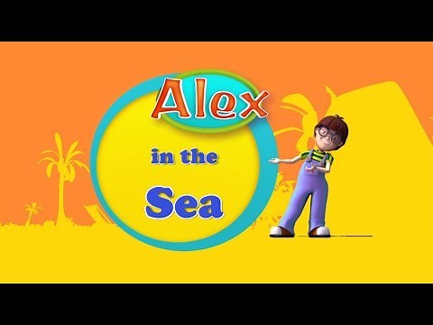 Alex educational cartoon preschool - JELLYFISH (Alex in the Sea)