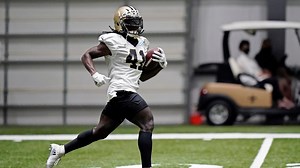 Kamara returns to Saints practice amid contract negotiations