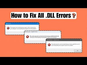 How to Fix All .DLL File Missing Errors in Windows 11/10/8/7 (100% Working) 2026
