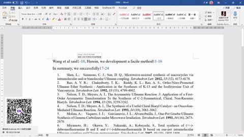 Endnote 教程‖一键去除引文下划线