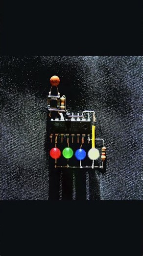 4 LED switches in 1 button with IC CD4017.