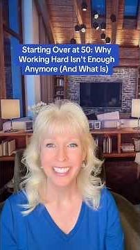Starting Over at 50: Why Working Hard Isn't Enough Anymore (And What Is)