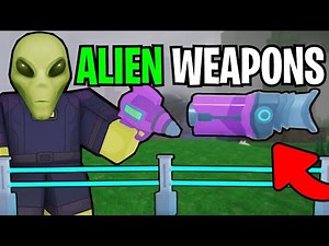 I Speedran Using *ALIEN WEAPONS* ONLY in 99 Nights in the Forest!