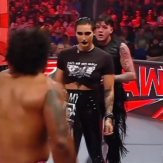 Rhea Ripley saves Dominik 🫠🙃#viralvideo #wwe #actress #rhearipley