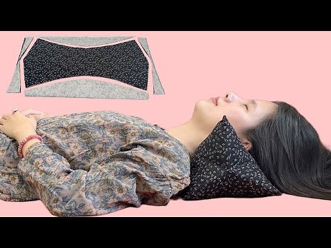 DIY Neck Support Pillow for Pain Relief | Sewing Tutorial for Beginners