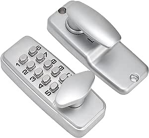 Digital Mechanical Password, Mechanical Keyless Entry with Keypad, Digital Combination Set for Kitchen Balcony Hotel, Easy to Install