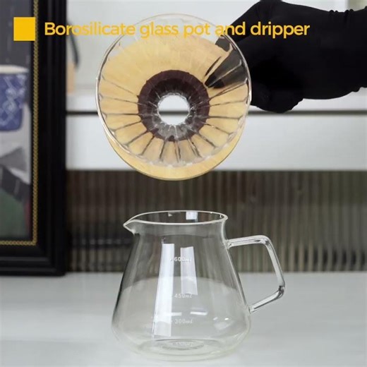 Beginner Pour Over Coffee Kit: 6-Piece Simple Set for Café-Quality Brews!
