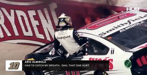 "Had to catch my breath. Ohh, that one hurt." Radioactive: Dover International Speedway. | NASCAR on FOX
