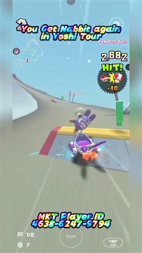 Mario Kart Tour: You Get Nabbit again in Yoshi Tour