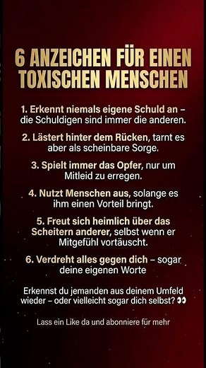 6 eindeutige Anzeichen für toxische Menschen: Erkennen und richtig schützen