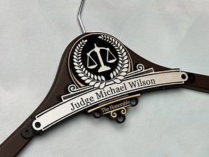 Gift for Lawyers, Personalized Gift Ideas for Judge, Investiture Ceremony, Personalized Hanger for Judge, Personalized Robe Hanger, Law - Etsy
