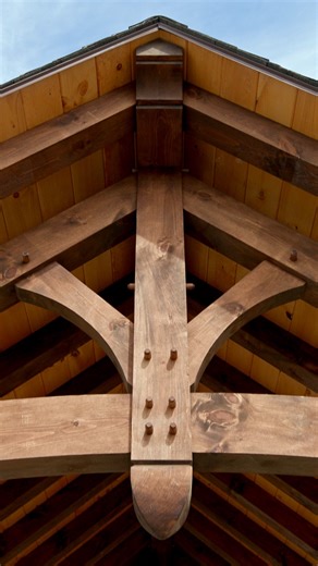 The Barn Yard on Instagram: "It’s never been easier to raise your own timber frame. Our pavilion kits come with 25-minute instructional videos, featuring detailed step-by-step visuals. Here’s a preview of the Teton instructional video. . #thebarnyard #timberframe #pavilion #postandbeam #joinery"