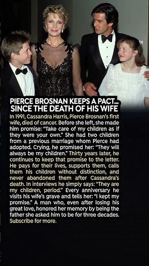 Pierce Brosnan Keeps a Pact… Since the Death of His Wife