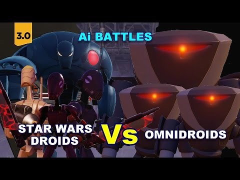 Disney Infinity 3.0 Ai Battles Omnidroids v Star wars Droids