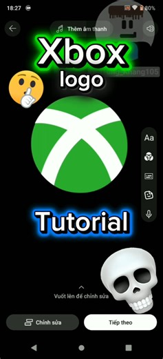 Omg! I made Xbox logo by emoji and symbols!🤗💚 #tutorial #logo #xbox