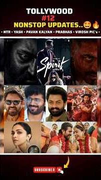 Tollywood Latest Updates🔥 NTR Dragon | 80Cr Deal | Prabhas Spirit | Yash Toxic #tollywood #shorts