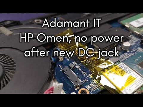 HP Omen with a shorted TVS diode, easy board repair - LFC#264