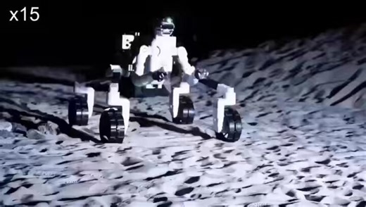 This is brilliand and it's basically just MoonSled, though actually more capable as a robot. MoonSled would win a marathon though.