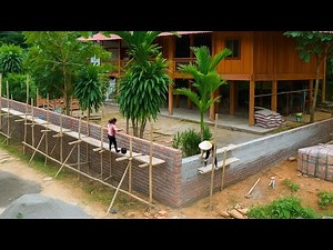 Building a Solid Fence for Neighbors – Completing a Strong High Brick Wall