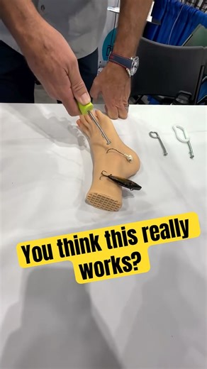 Fish hook removal tool - #fishing #fishing video #tools