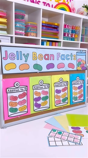2K views · 14 reactions | Download our FREE jelly bean addition craft...