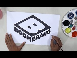 How to draw the Boomerang logo ‪@BoomerangUK‬
