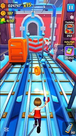 Subwayprincess runner short gameplay #subwayprincessrunner