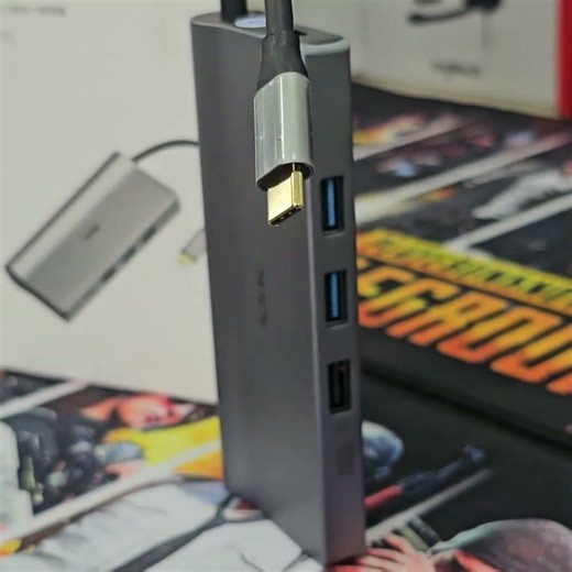 SSK SC570 Pro Type-C Multi-function 10-in-1 Adapter