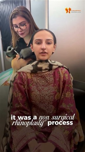 Non-Surgical Rhinoplasty - From Insecure to Confident in 15 Minutes | Dr. Shumaiala Khan