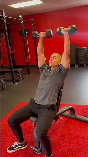 How to do a Seated Dumbbell Arnold Press!