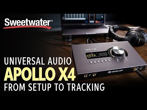 Universal Audio Apollo x4 Set Up and Recording Demo