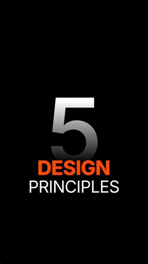 Prodesign on Instagram: "​5 Design Principles ​Balance: Visual stability and harmony. ​Proportion: The right scale of elements. ​Contrast: Catching the eye with difference. ​Hierarchy: Directing the focus where it matters. ​Alignment: Clean and structured layout. #design #graphicdesign #tutorials #tips"