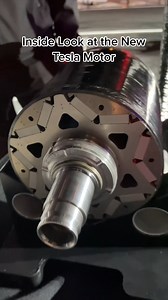 What's inside a Tesla carbon-fiber motor? 🚗 #tesla #elon | Electric Cars