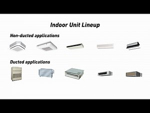 Yanmar VRF GHP Indoor Units and Control Options