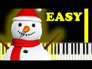 🎹 Little Baby Bum – Let’s Make a Snowman Piano Tutorial | Piano AccoMan