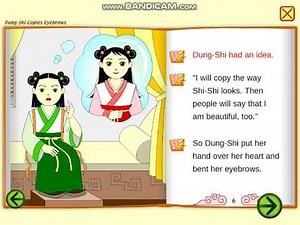 Chinese Fables: Dung-Shi Copies Eyebrows