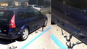 Bei 37 Grad in Italien | Auto schmilzt in der Sonne